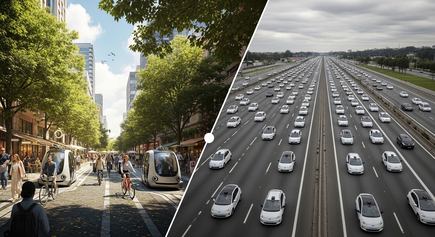 미래 교통의 철학: 효율보다 인간 중심으로