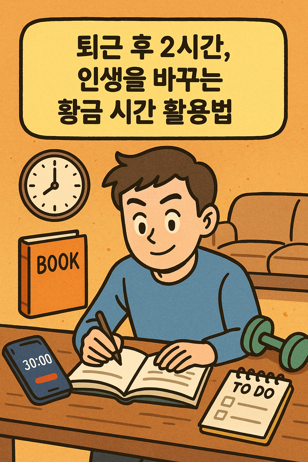 퇴근 후 2시간, 인생을 바꾸는 황금 시간 활용법