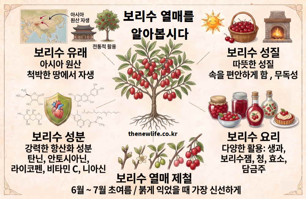 보리수 열매 효능 유래 기원