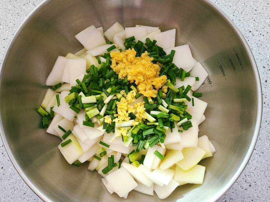 석박지 깍두기 담그는법