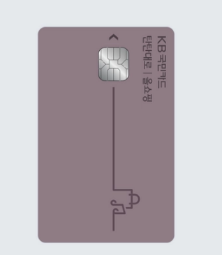 KB 탄탄대로 올쇼핑 카드