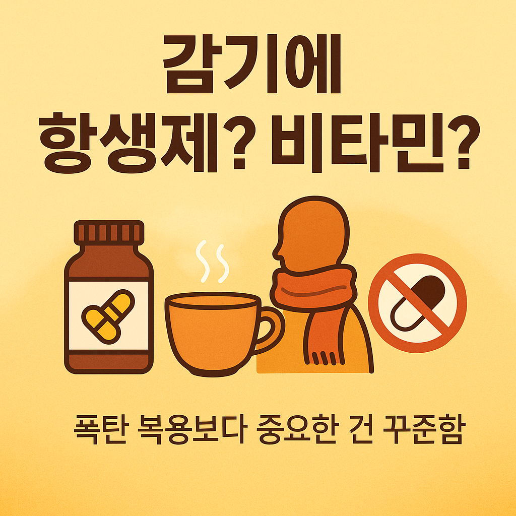 감기에는 효과 없는 항생제? 비타민은 효과 있을까? 썸네일