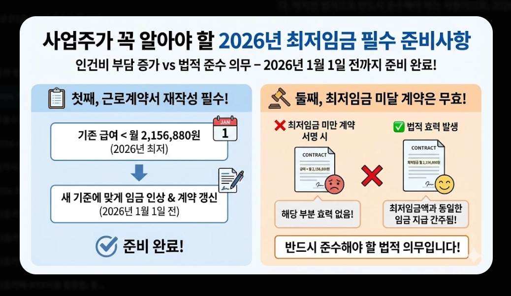 2026 최저임금 10,320원 확정! 내 월급은