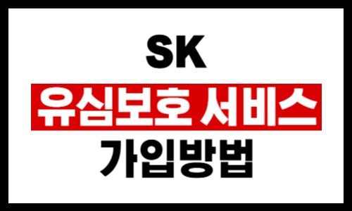 SK 유심보호서비스 가입 방법