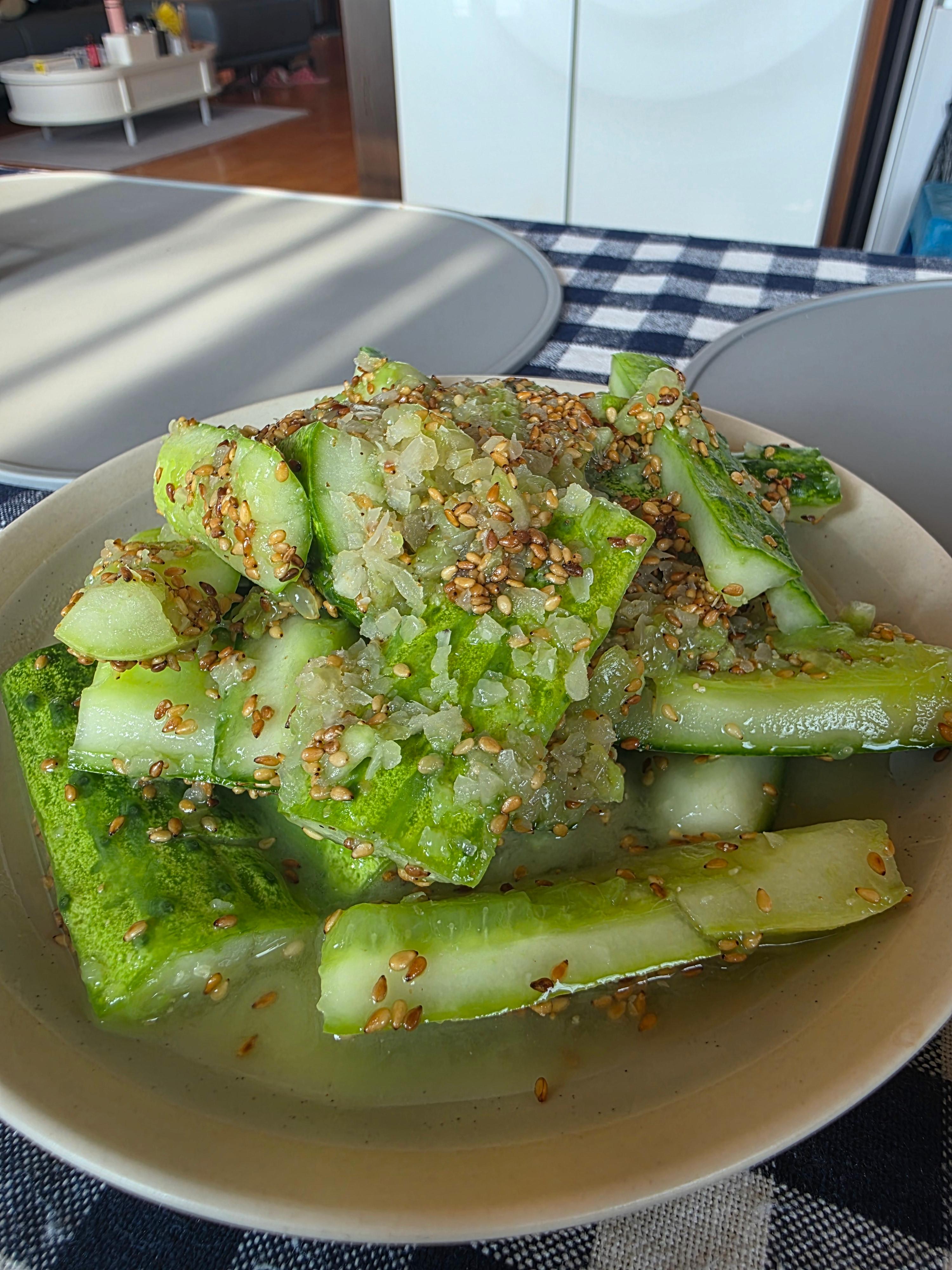 간단레시피 오이탕탕이