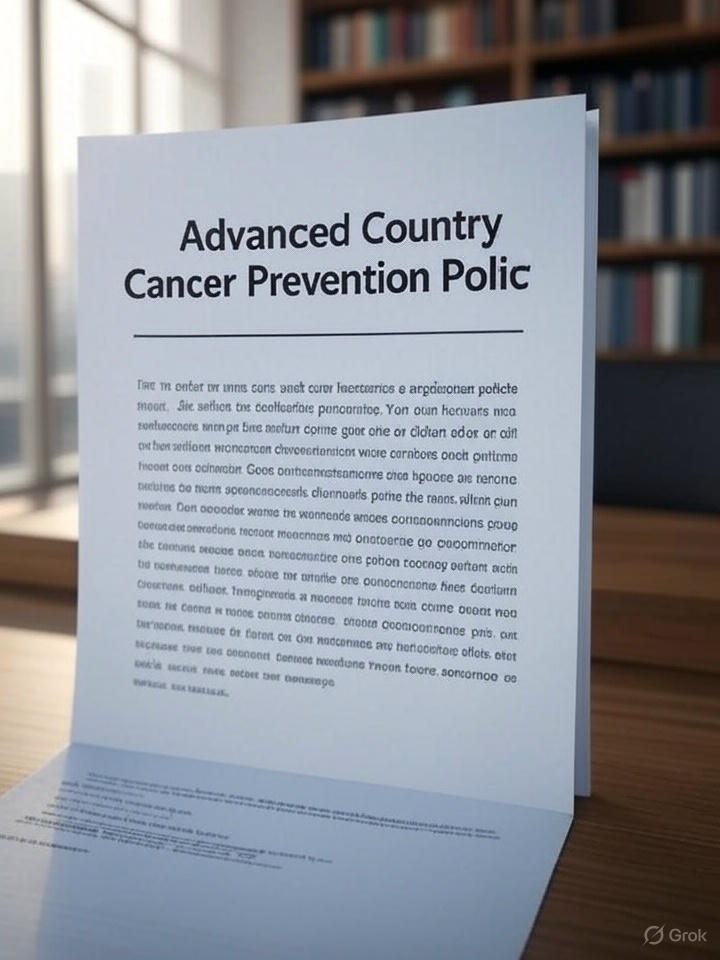 선진국은 어떻게 암 예방 정책