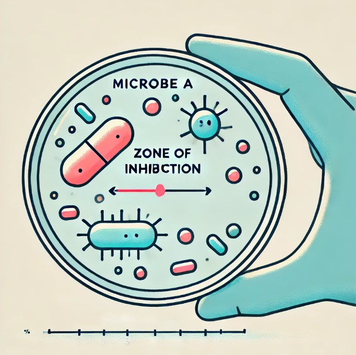 미생물 간의 항생제