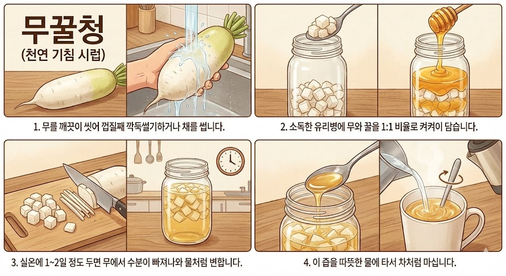 기침에 좋은 음식