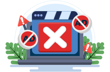 광고 없는 인터넷 이미지