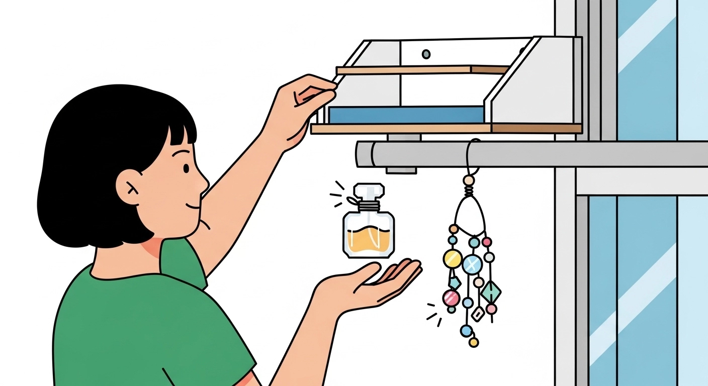 창문 틈새 선반 만들기: 자투리 나무 활용법과 못질 없이 설치하는 방법