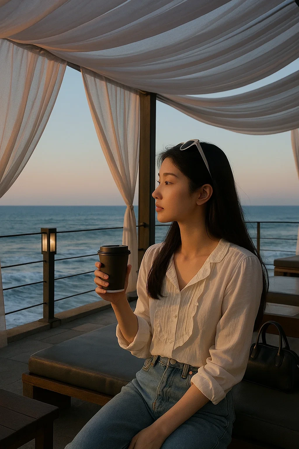 강릉 바다와 커피향