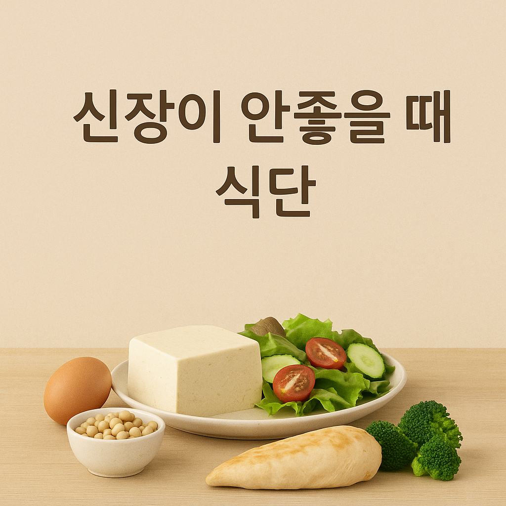 신장 수치가 살짝 높게 나왔을 때, 식단은 어떻게 바꿔야 할까?