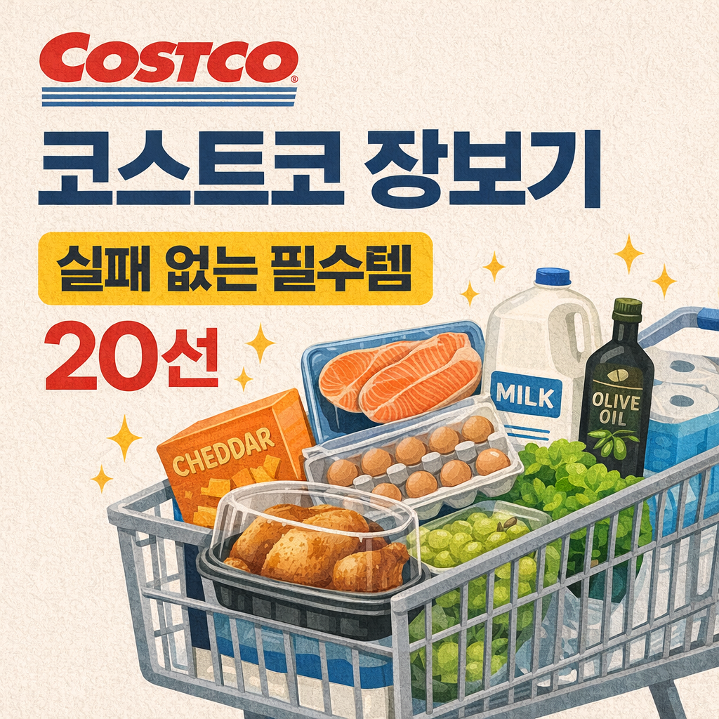 코스트코 장보기 실패 없는 필수템 20선 확인하기