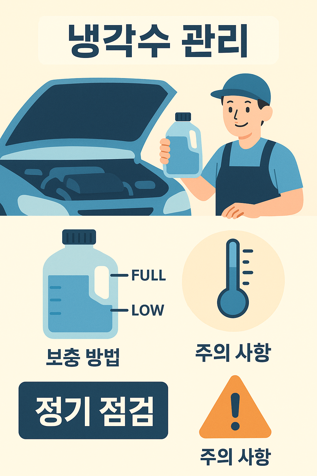 ALT=&quot;냉각수정기점검사진&quot;