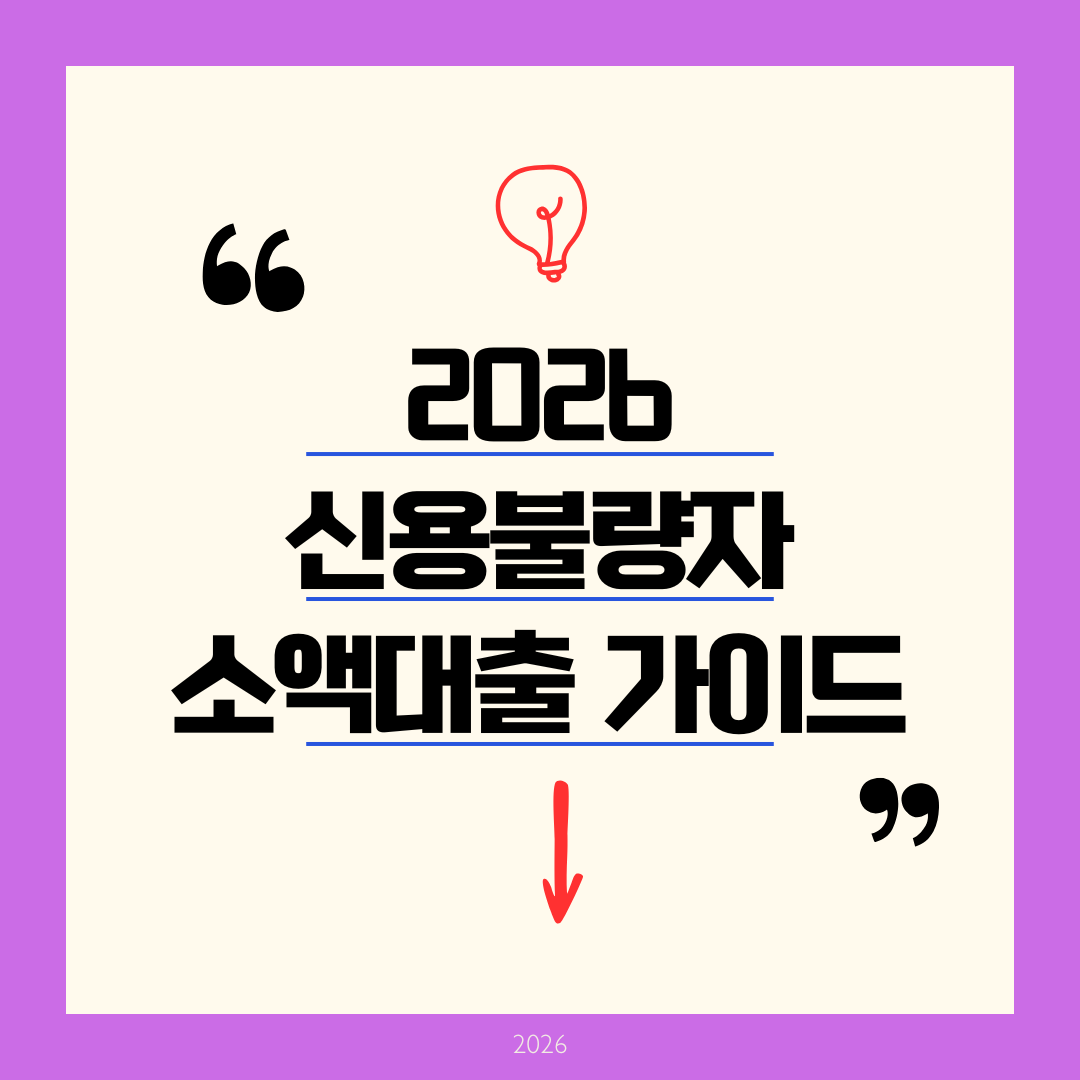 [2026 신용불량자 소액대출 신청 가능한 곳] 당일 모바일 신청 방법 및 불법 사기 피하는 현실적인 정부지원 BEST 3