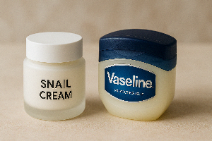 달팽이 크림 + 바세린