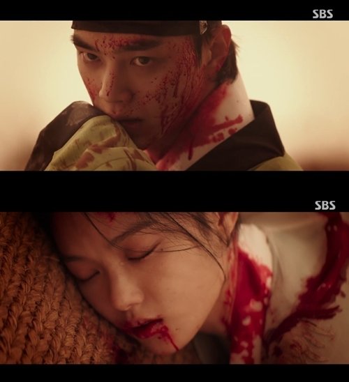 SBS ‘마이 데몬’ 김유정X송강&#44; 핏빛으로 뒤덮인 전생 비밀은? ‘충격 엔딩’