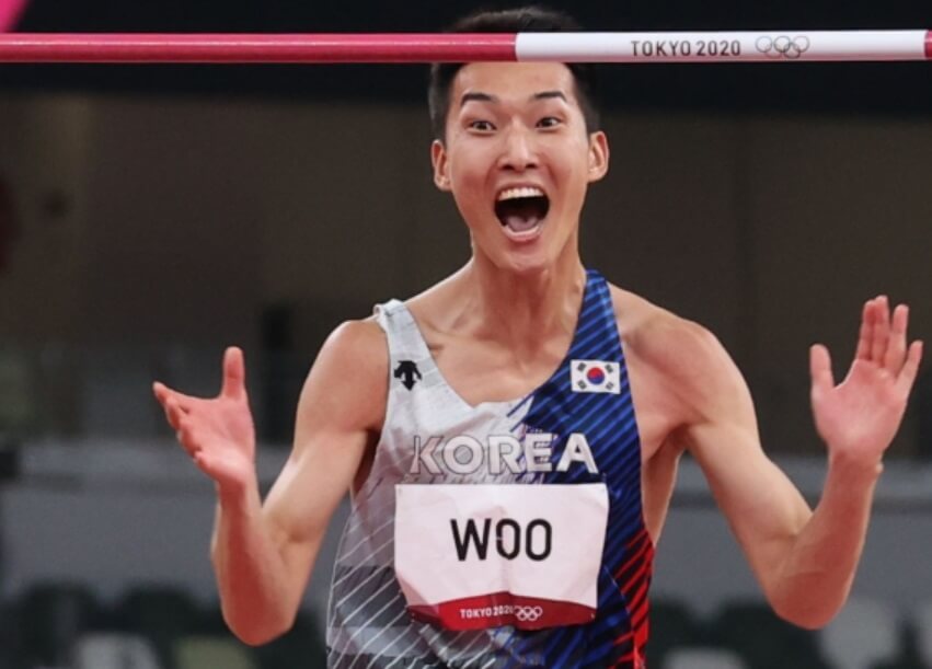 파리올림픽 높이뛰기 우상혁 선수 예선 경기 