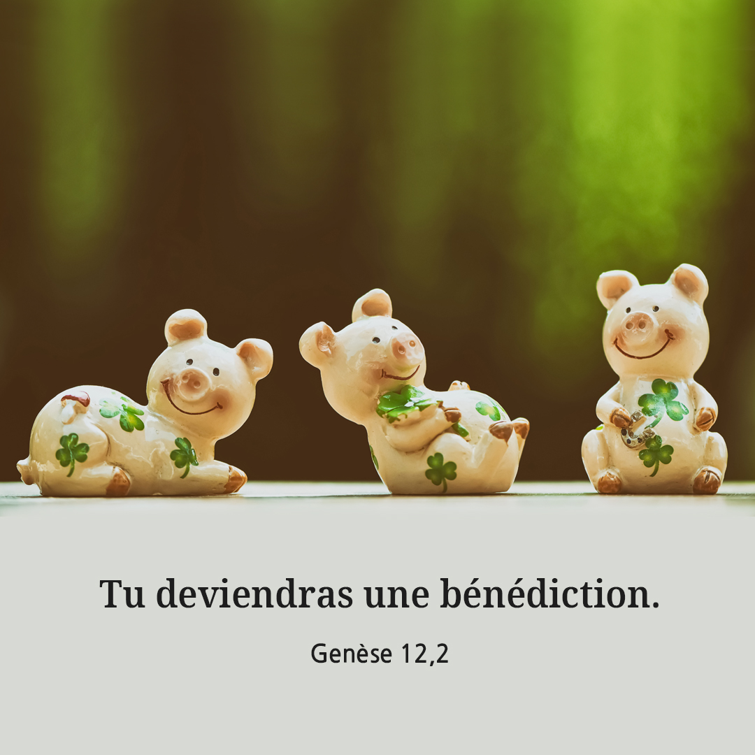 Tu deviendras une b&eacute;n&eacute;diction. (Gen&egrave;se 12,2)