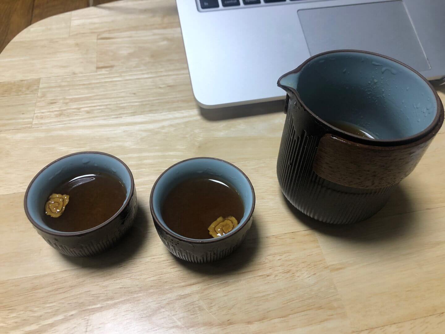 진한 대추차