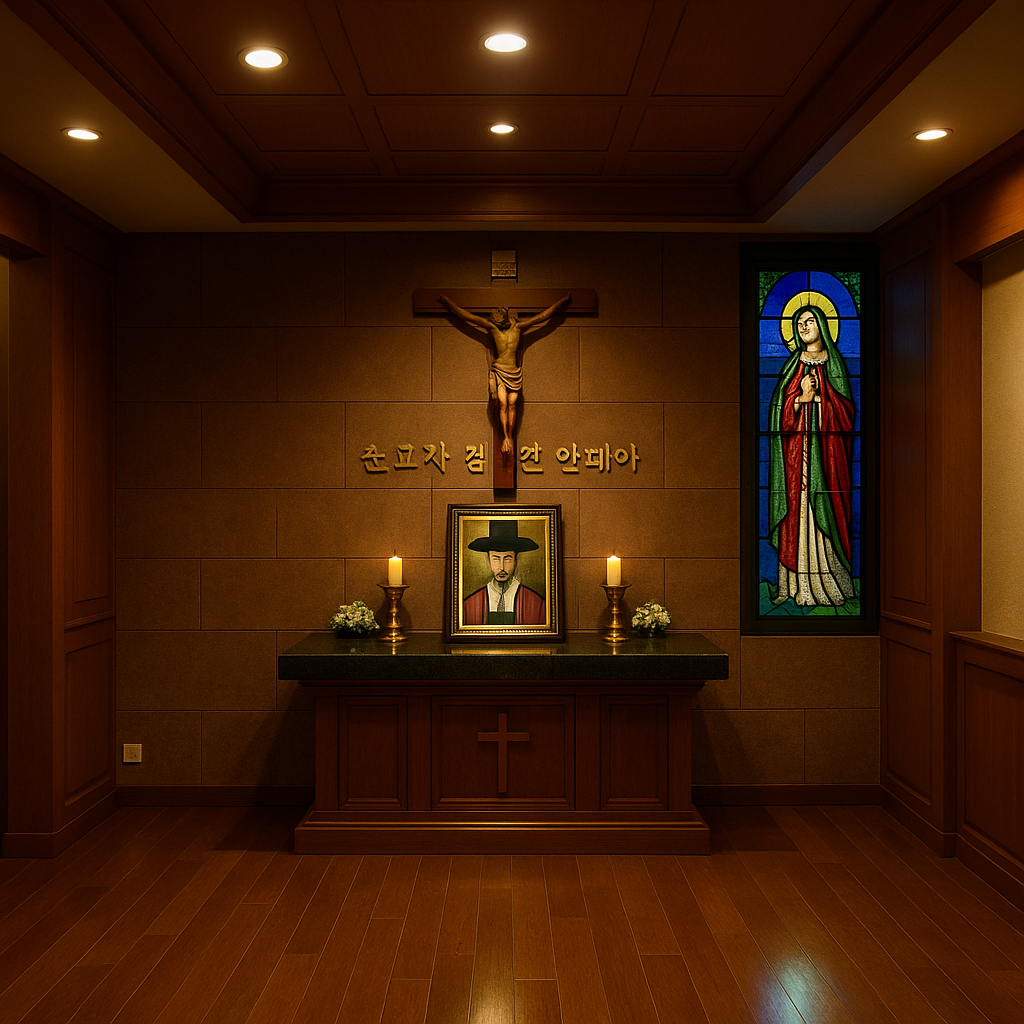 순교 기념관 내부 모습