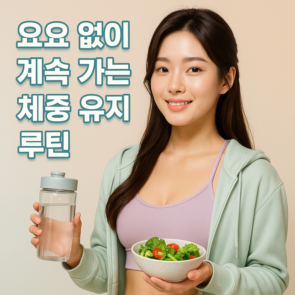 다이어트 이후 요요 없이 계속 가는 체중 유지 루틴