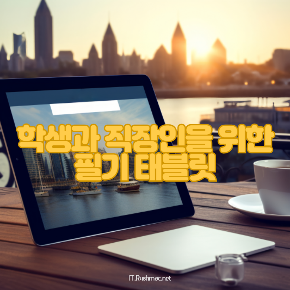 학생과 직장인을 위한 다양한 태블릿을 비교