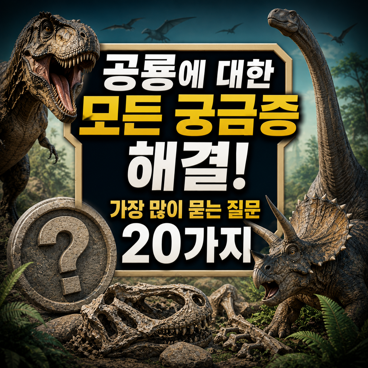 공룡에 대한 모든 궁금증 해결