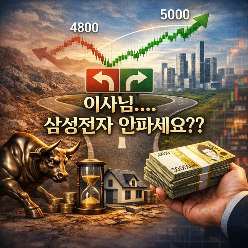 썸네일. 이사님 삼성전자 안파세요?
