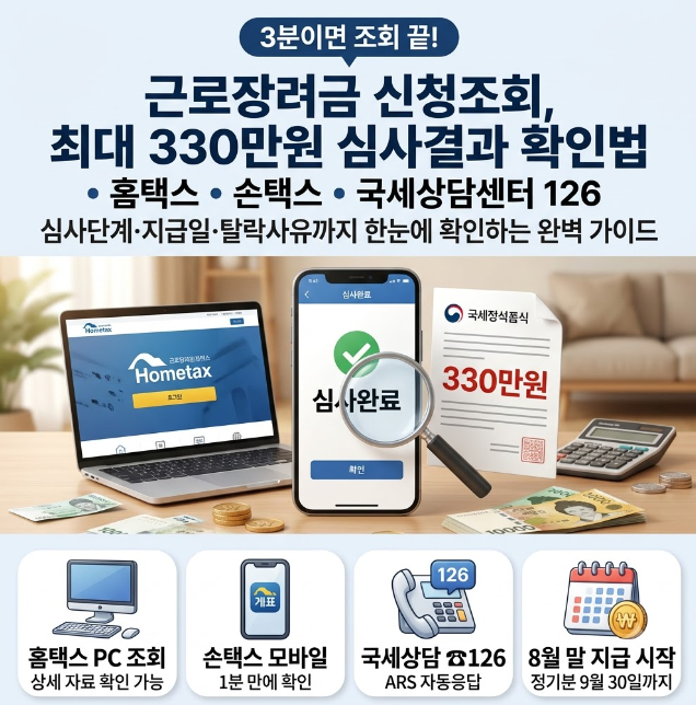 근로장려금 신청내역확인 방법