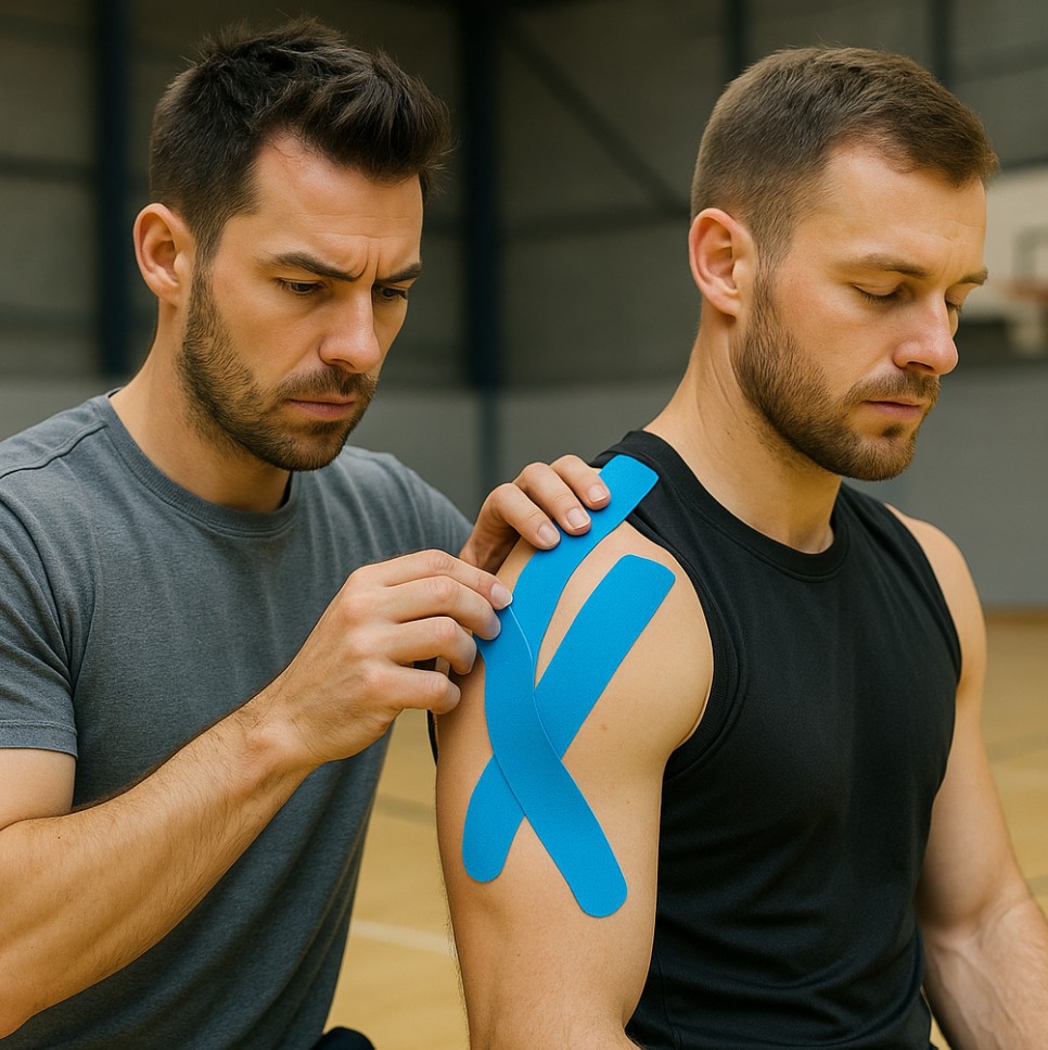 운동 전 vs 후 테이핑