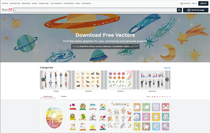 illustAC 아이콘 백터 그래픽 다운로드