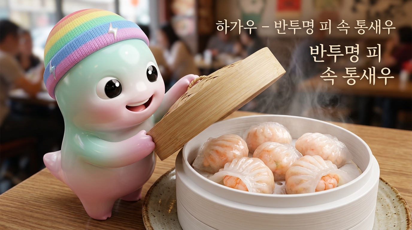 하가우 &ndash; 반투명 피 속 통새우