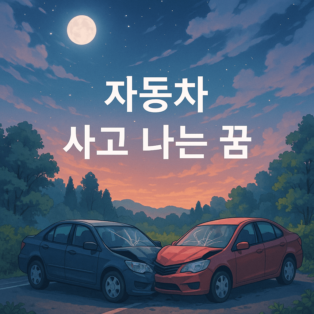 자동차 사고 나는 꿈 해몽