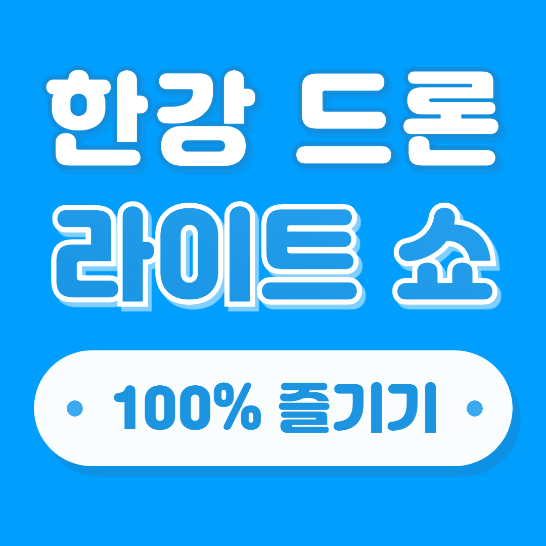 한강 드론 라이트 쇼