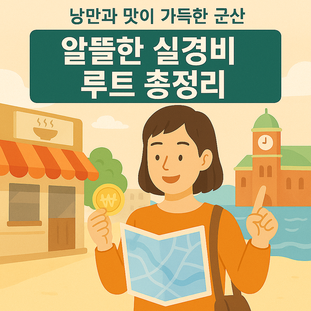 낭만과 맛이 가득한 군산 1박 2일 여행! 알뜰한 실경비 루트 총정리