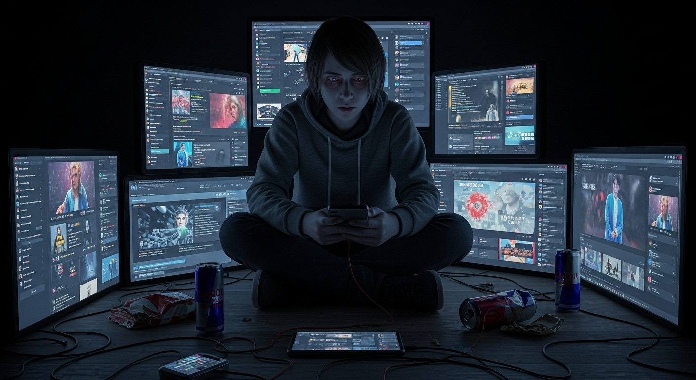 디지털 중독이 뇌에 미치는 영향 — 뇌 과부하 시대의 숨은 경고