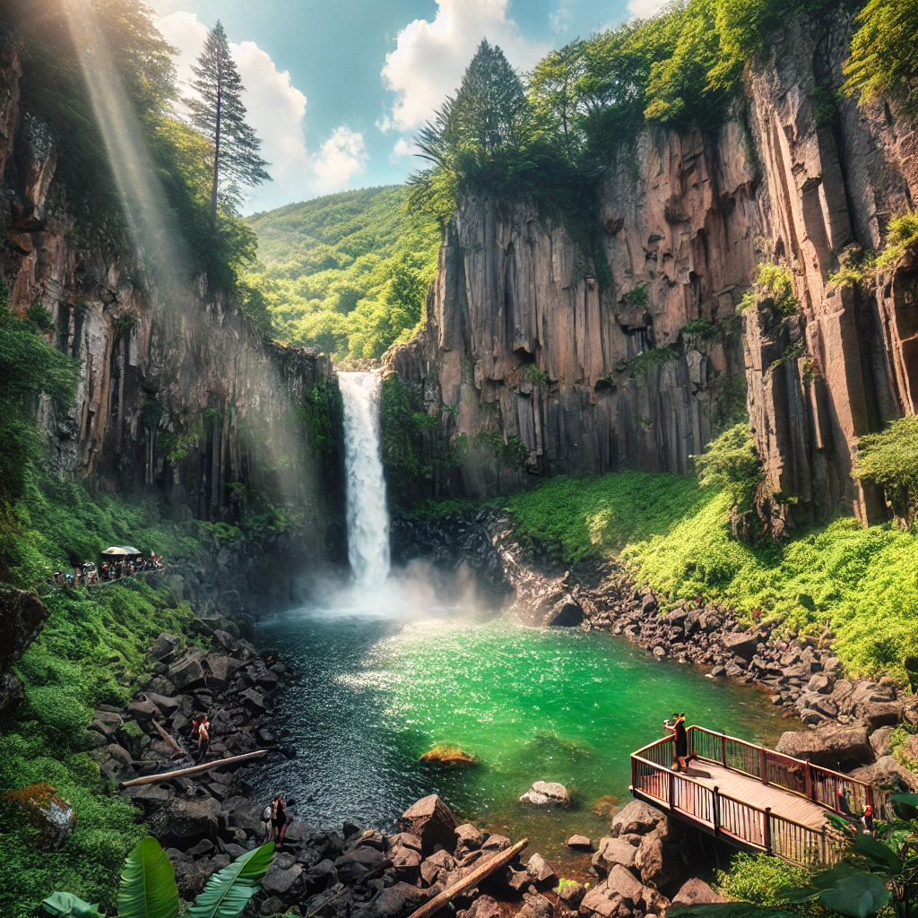 포천 비둘기낭 폭포 이미지 사진