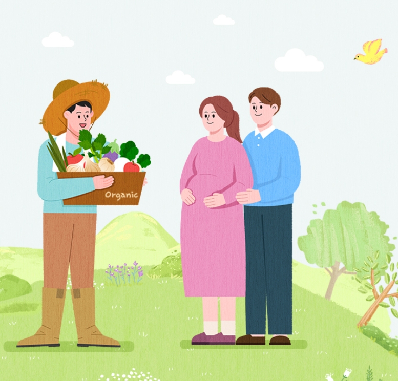 임산부친환경농산물지원산업