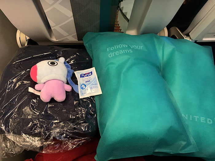 유나이티드항공 BA892 제공물품