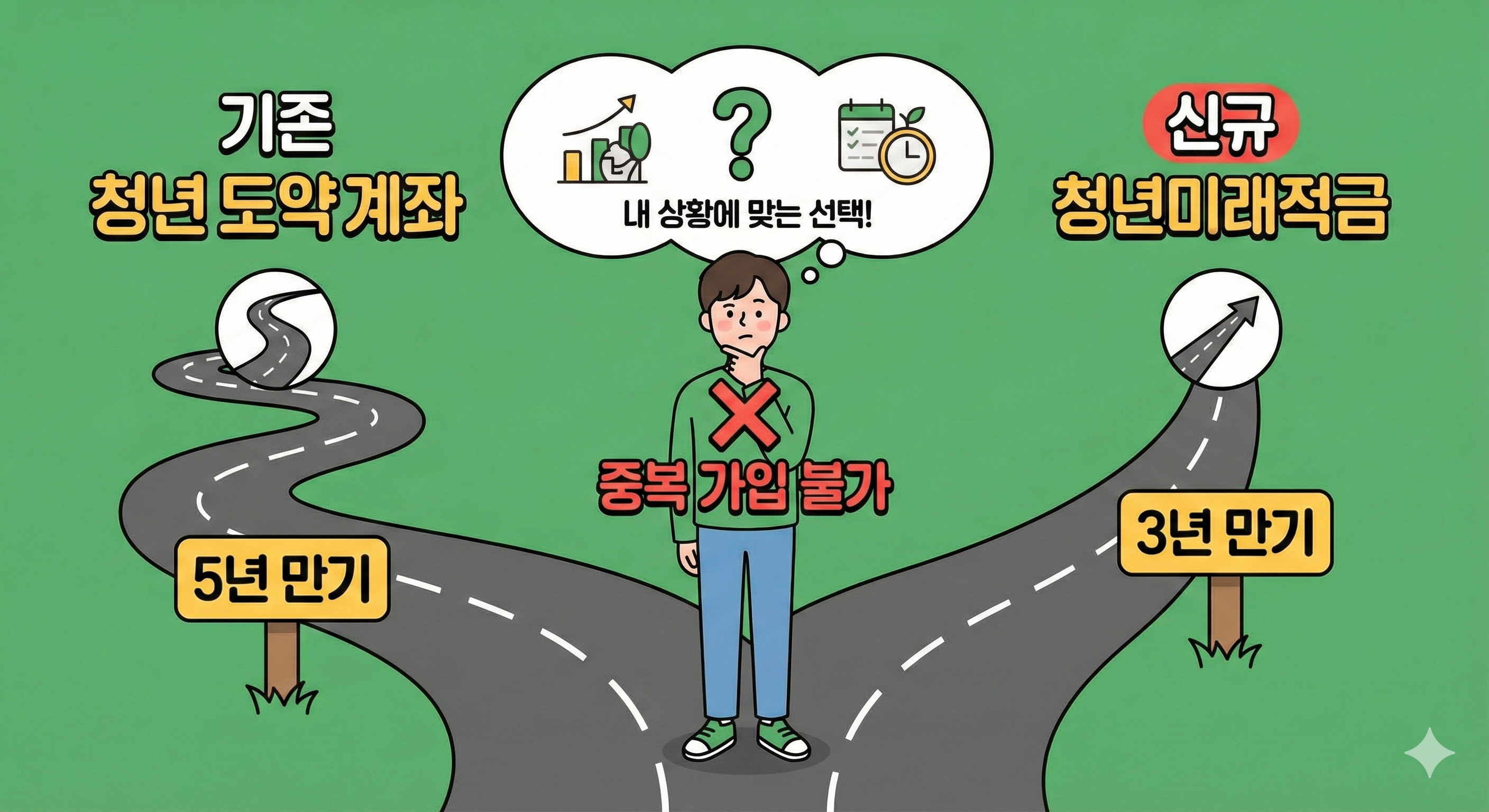 2026년 출시 청년미래적금 가입 조건 및 청년도약계좌 비교