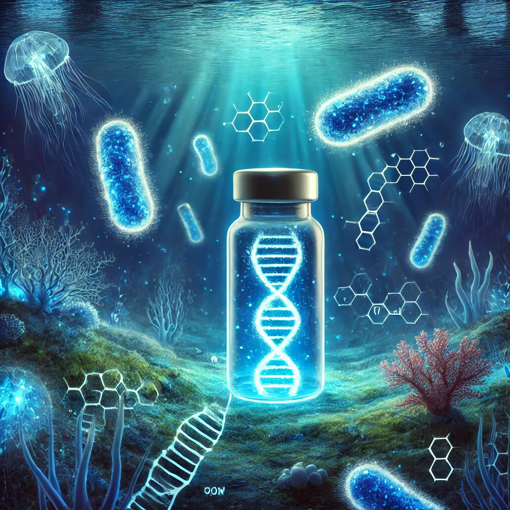 심해 바닷속 요소들이 치료제가 되는 사진