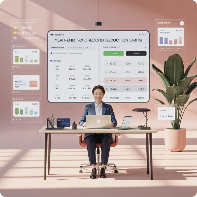 연말정산 카드공제 한도 이미지