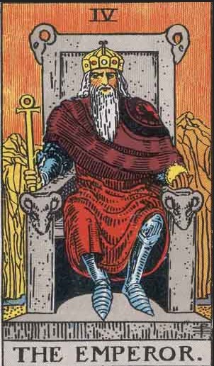 타로카드 이해하기, 메이저카드 4번 황제카드 THE EMPEROR