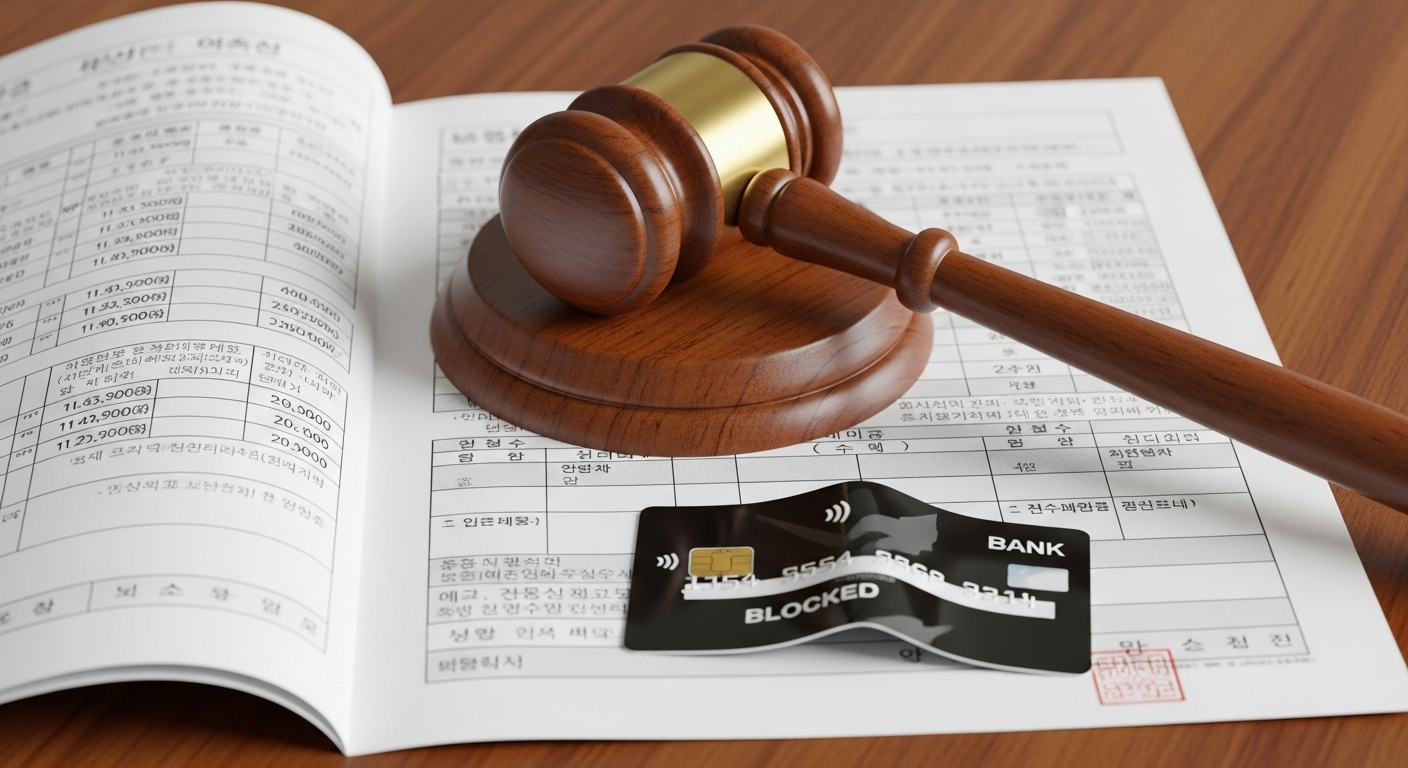 계좌압류&#44; 보호계좌&#44; 법원송달