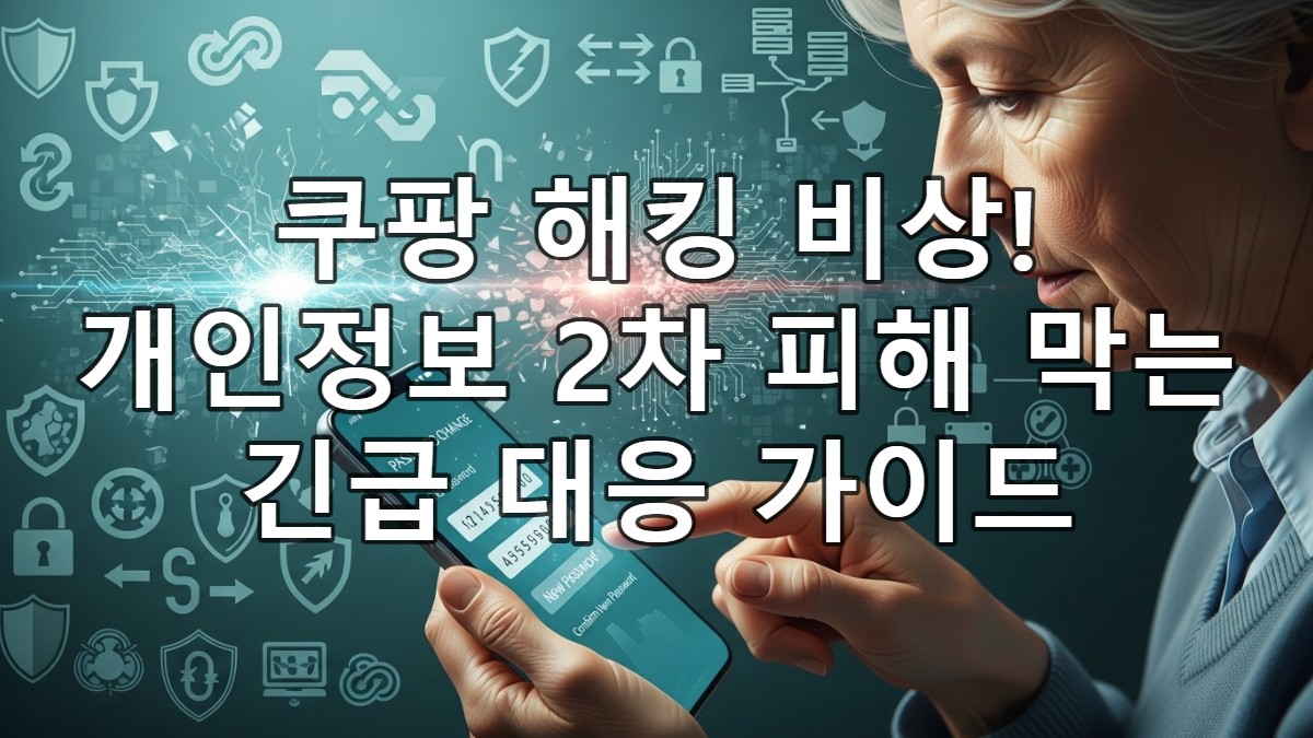 쿠팡 해킹 비상! 개인정보 2차 피해 막는 긴급 대응 가이드