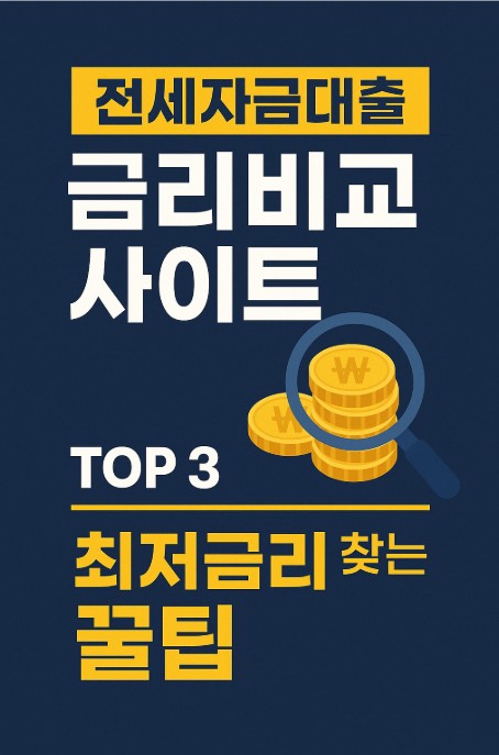 전세자금대출 금리비교 사이트 TOP3