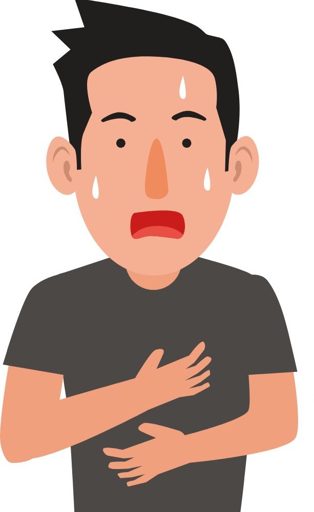 대동맥 박리 증상 식은땀 이미지