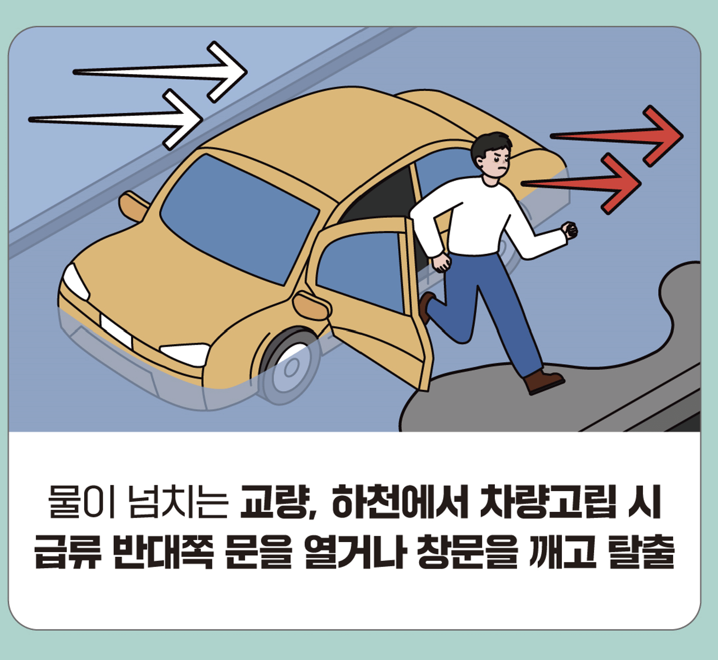 장마철 자동차 침수