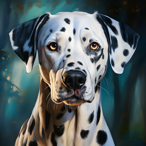 달마시안의 사실적인 디지털 그림2